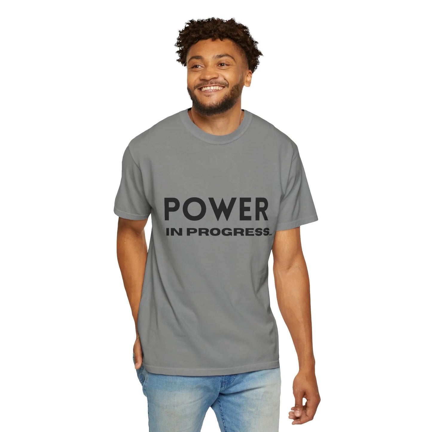 Power In Progress T-Shirt Printify