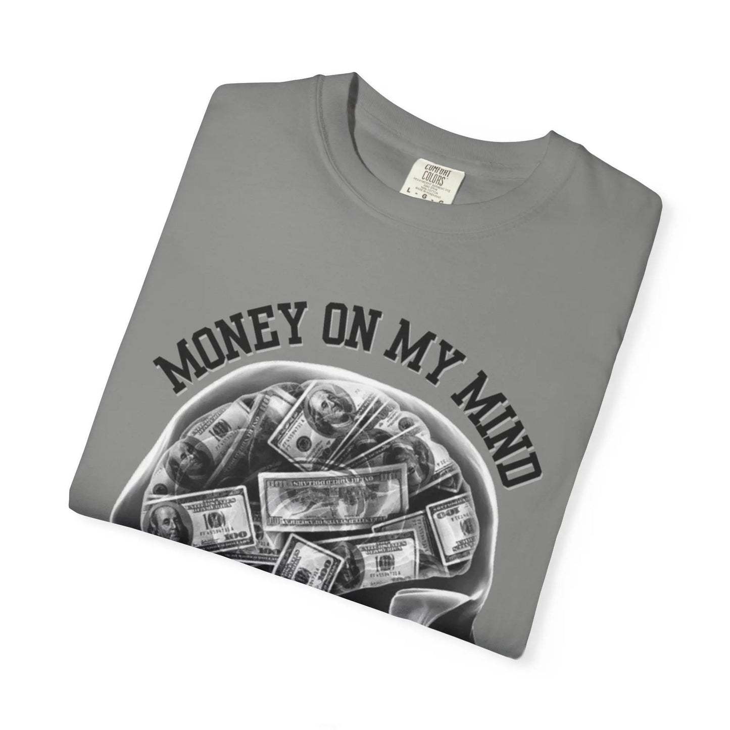 Money On My Mind Skull T-Shirt Printify