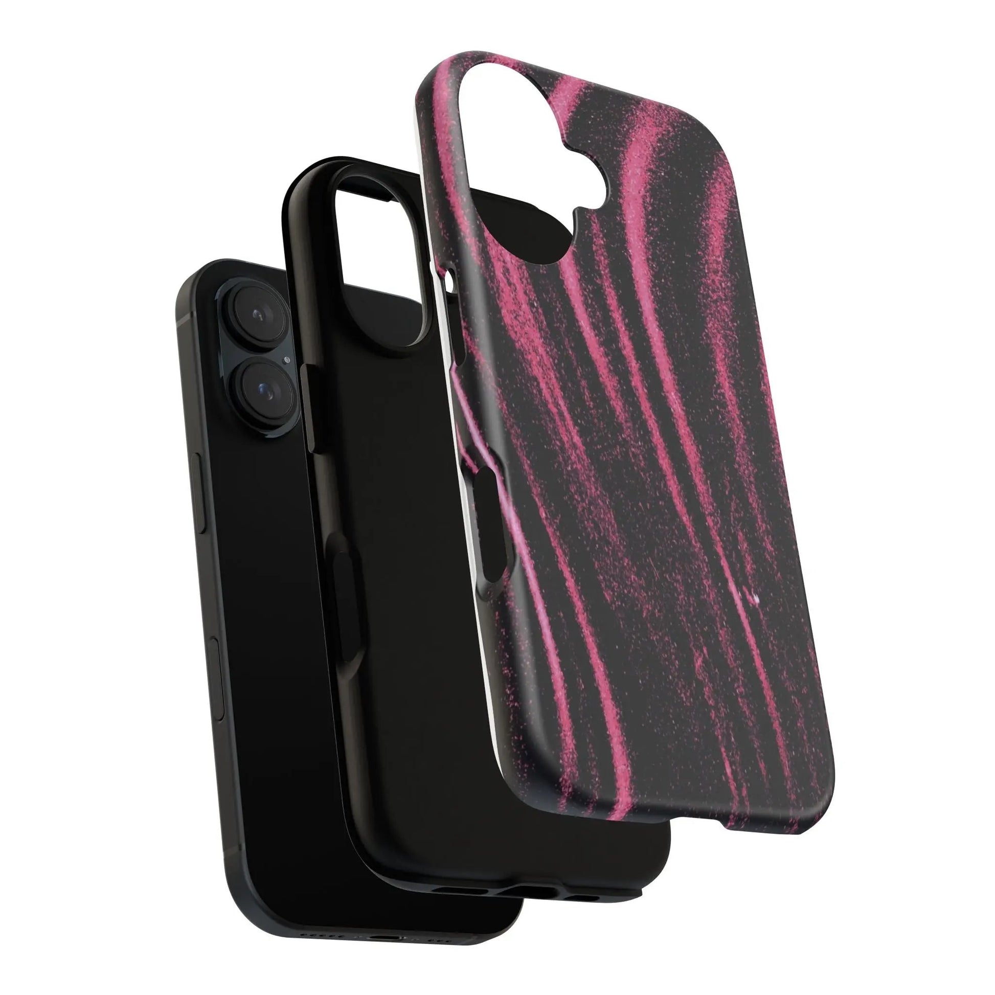 Pink Marble Tough iPhone16 Case — Protective Stylish iPhone Cover Printify