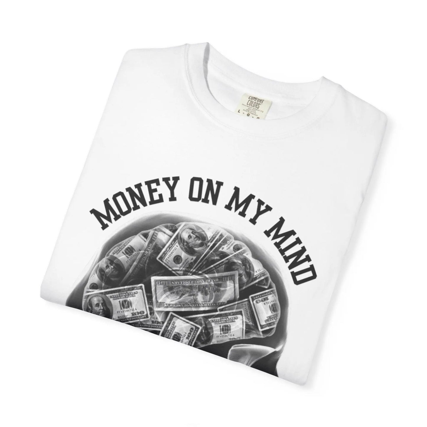 Money On My Mind Skull T-Shirt Printify