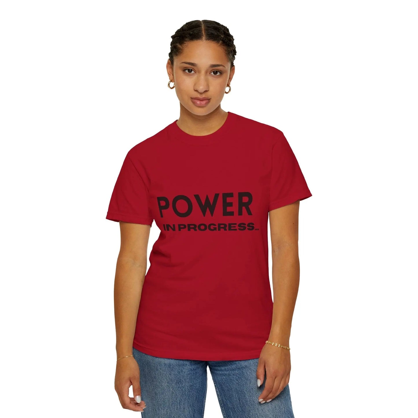 Power In Progress T-Shirt Printify