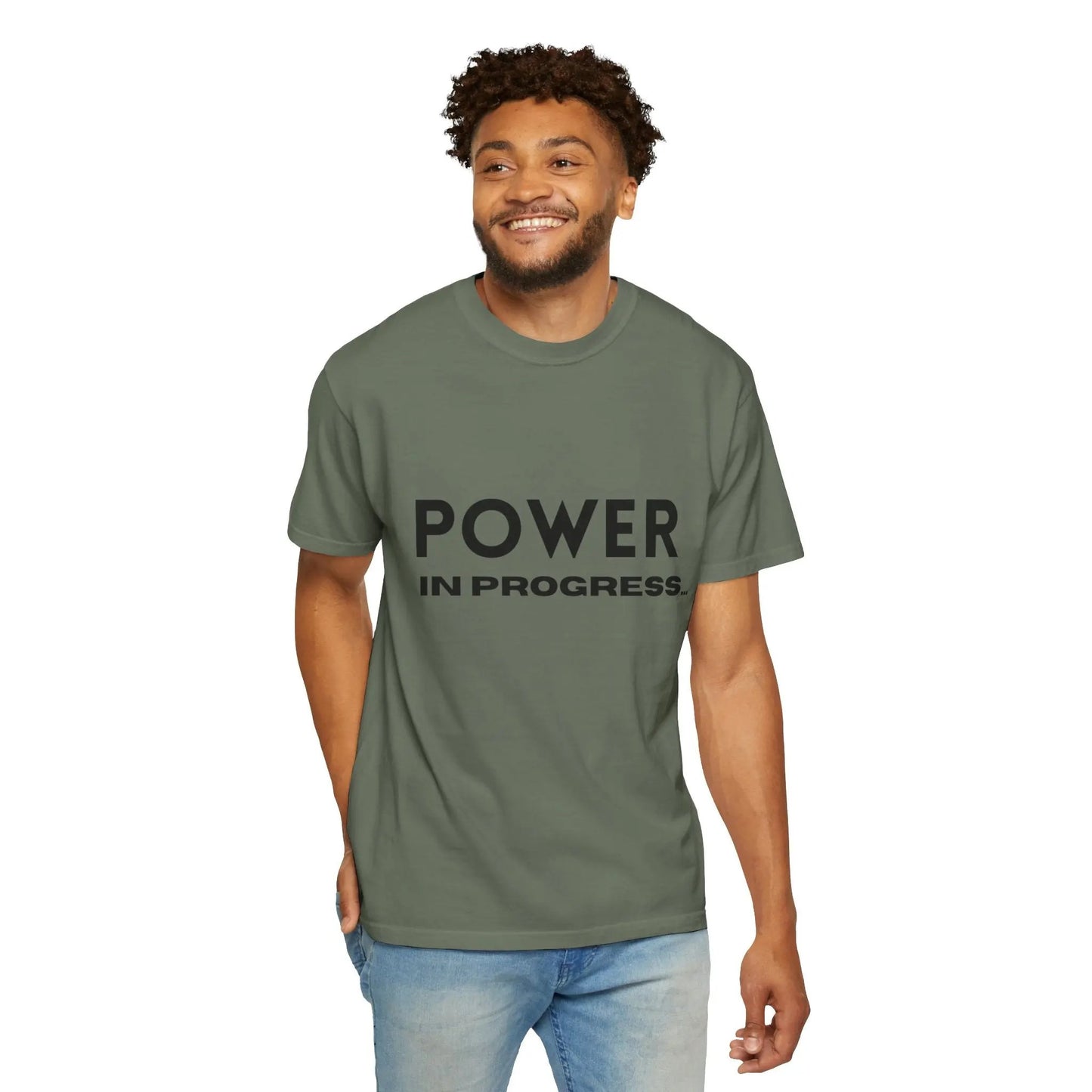 Power In Progress T-Shirt Printify