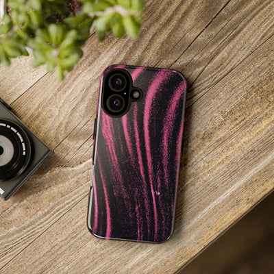Pink Marble Tough iPhone16 Case — Protective Stylish iPhone Cover Printify