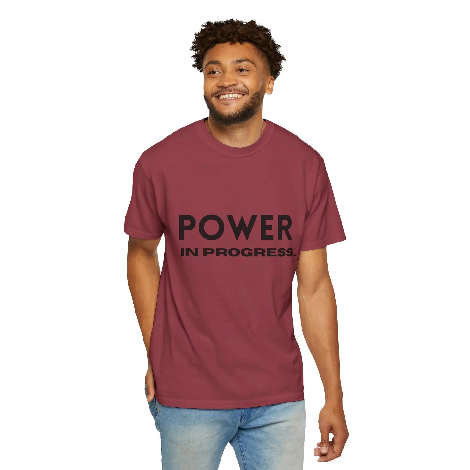 Power In Progress T-Shirt Printify