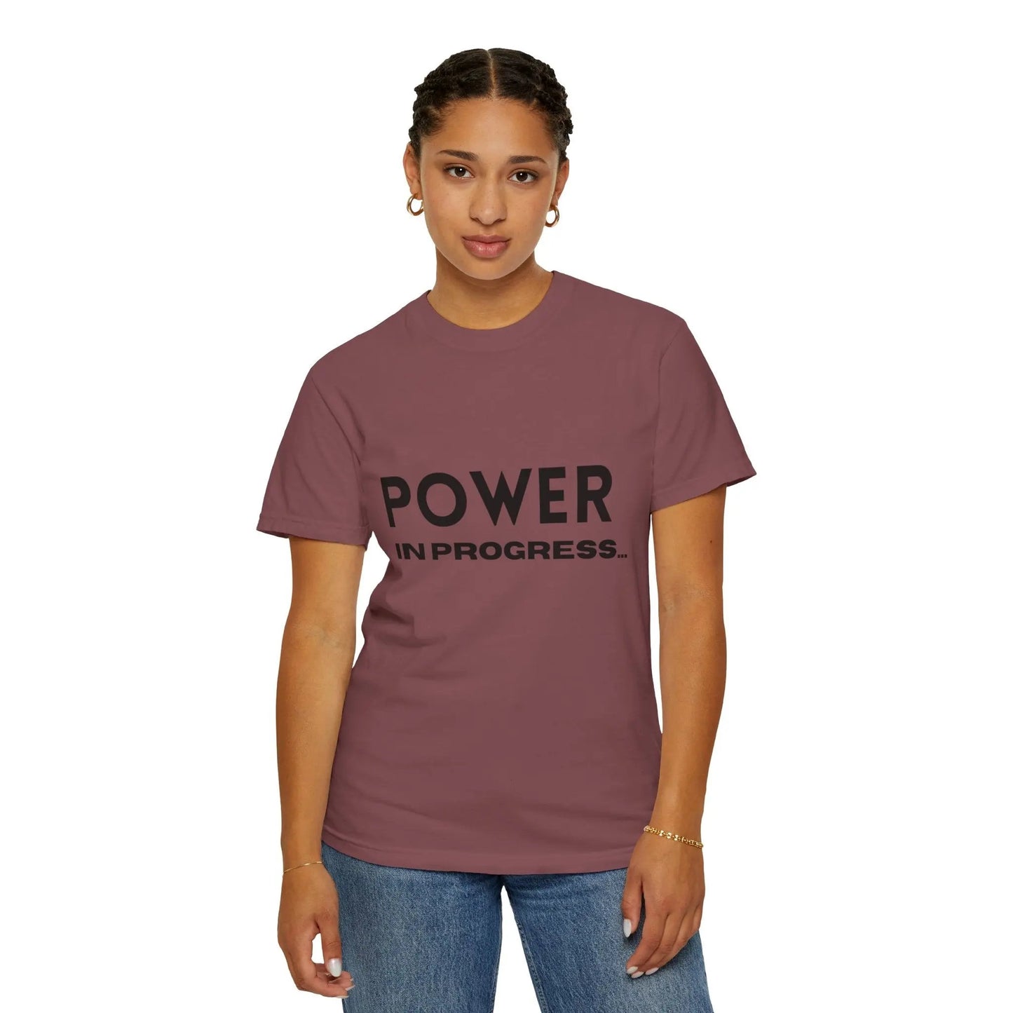 Power In Progress T-Shirt Printify