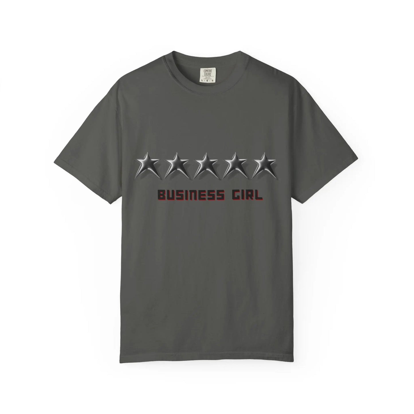 5Star Business Girl Tee — Five-Star Fashion Graphic T-Shirt Printify