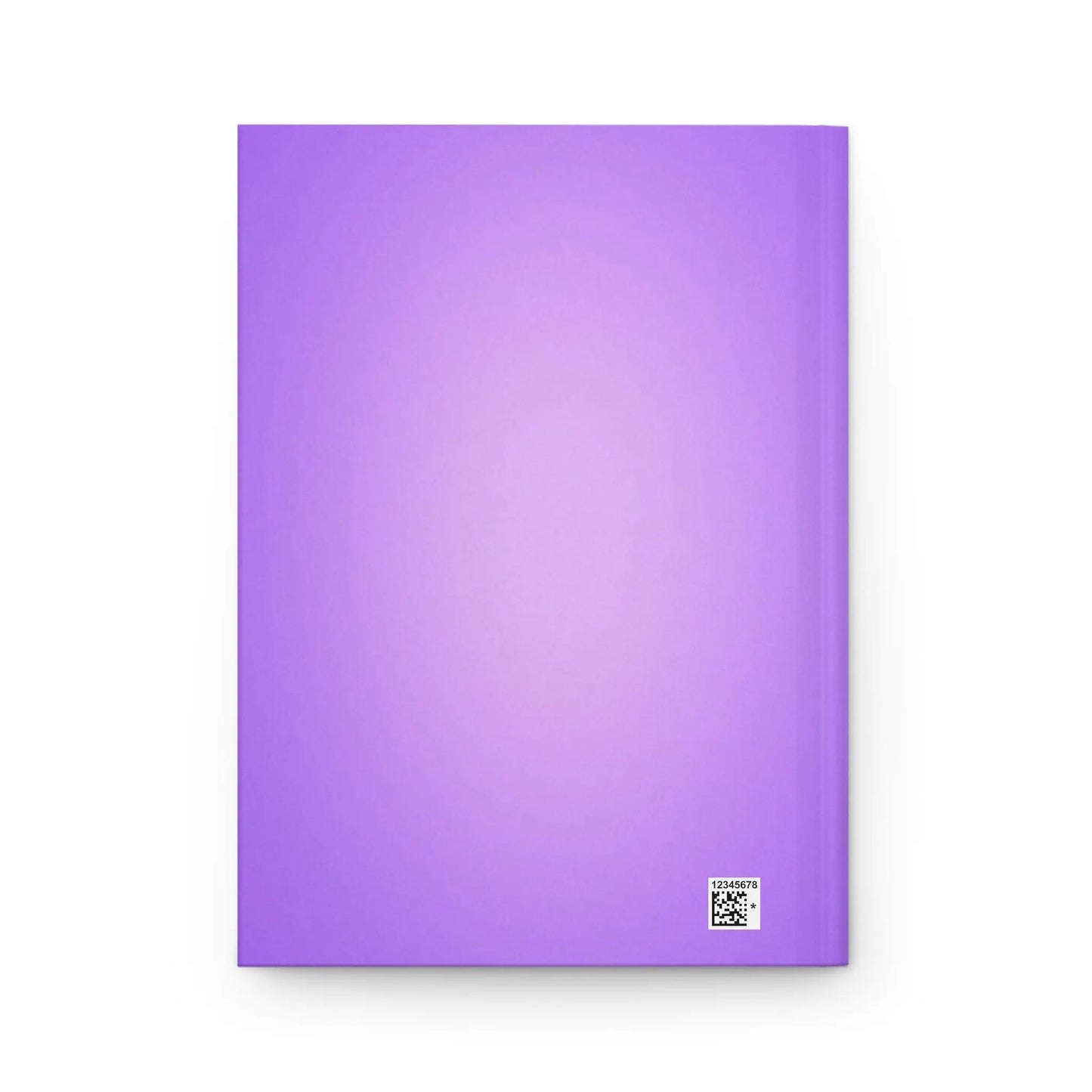 "Promises to Myself" Hardcover Journal — Purple Self-Care Gratitude Notebook Printify