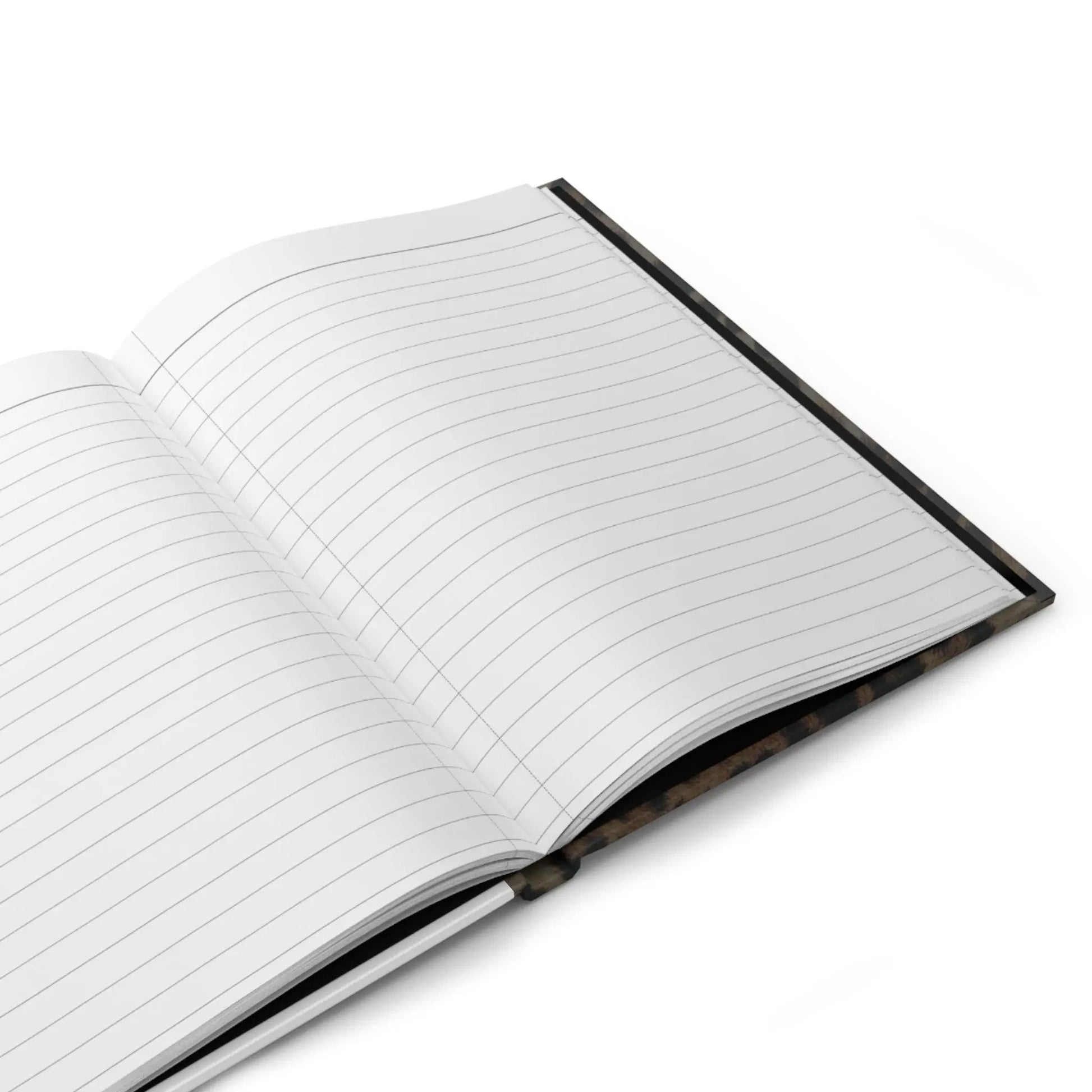 Leopard Print Hardcover Journal – “This Journal Belongs To” Personalized Notebook Printify
