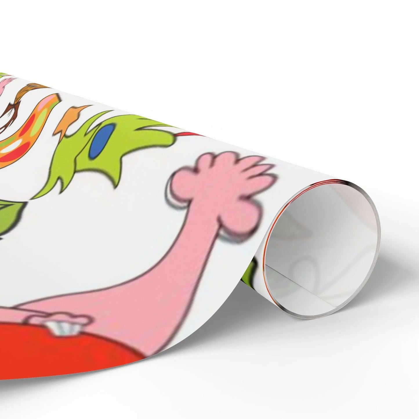 Grinch Pattern Holiday Wrapping Paper — Whoville Characters Gift Wrap Printify