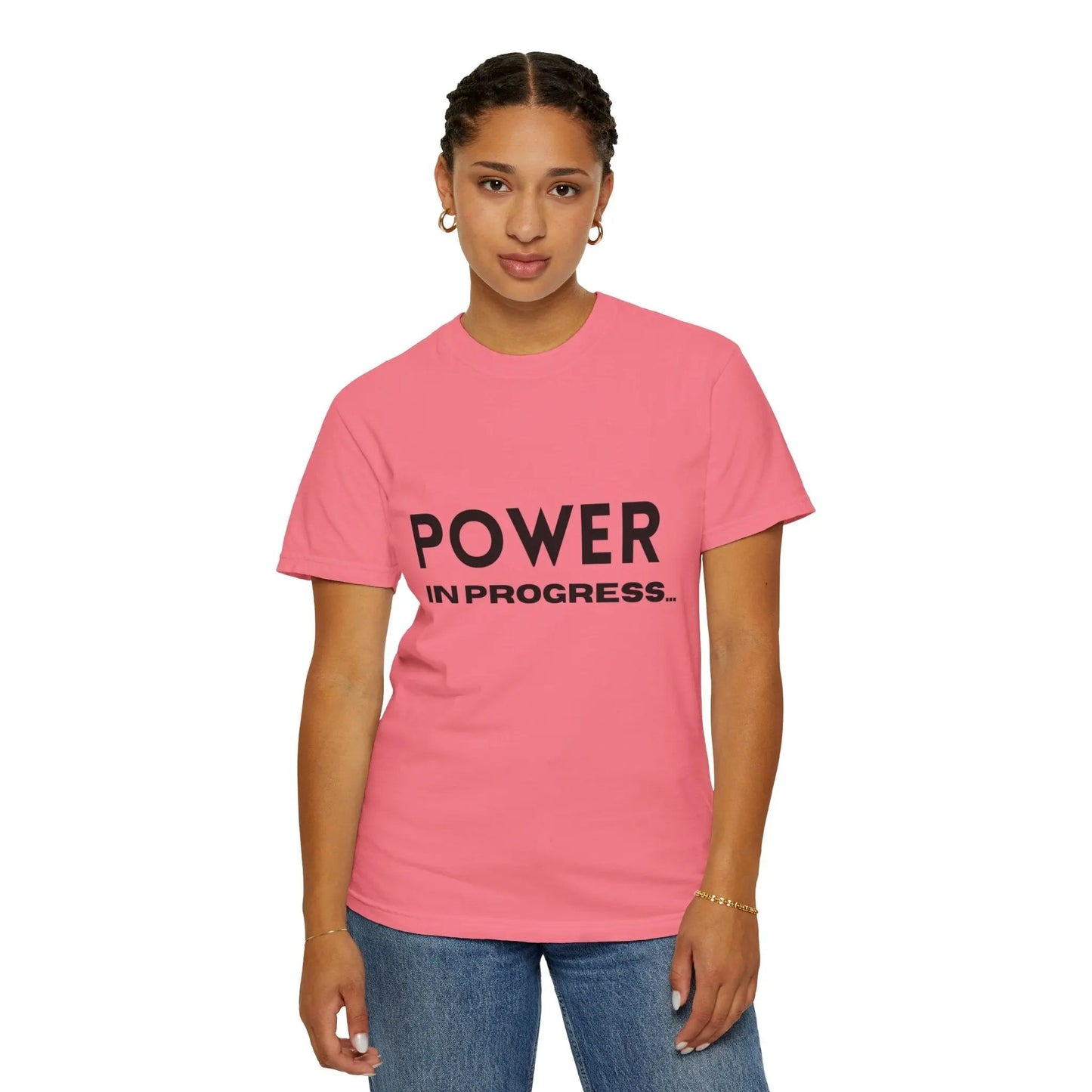 Power In Progress T-Shirt Printify
