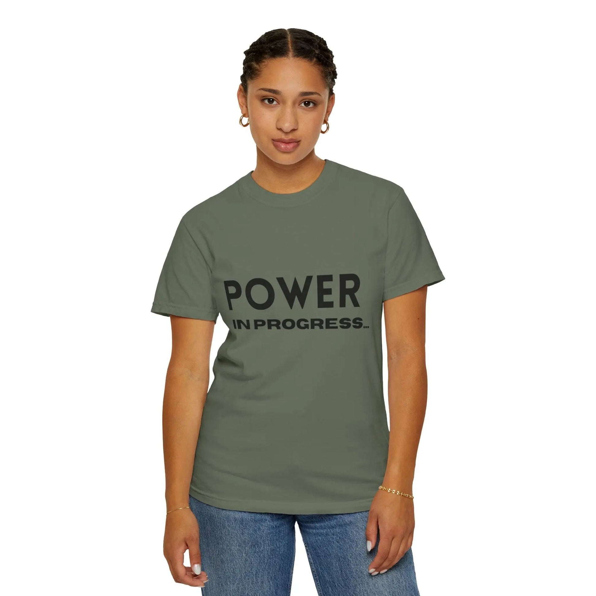 Power In Progress T-Shirt Printify