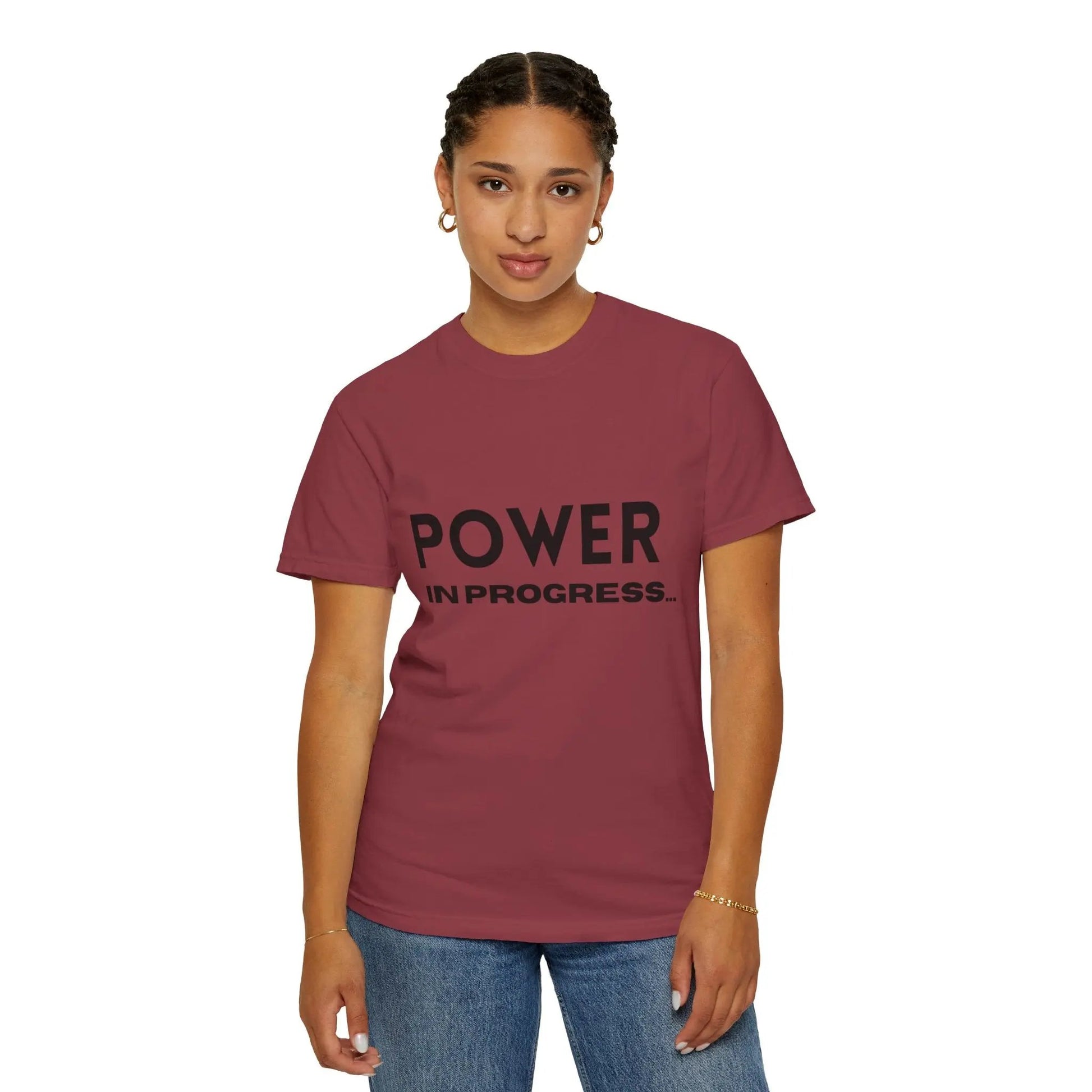 Power In Progress T-Shirt Printify