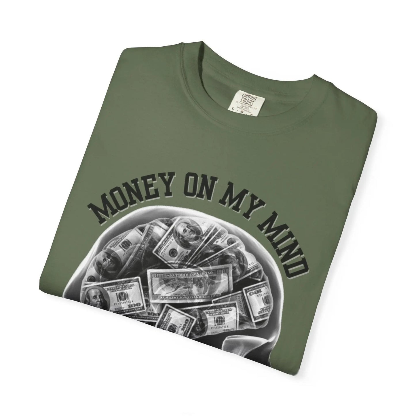 Money On My Mind Skull T-Shirt Printify