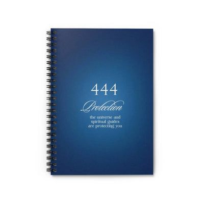 444 Protection Spiral Notebook — Ruled Journal for Spiritual Guidance & Daily Notes Printify
