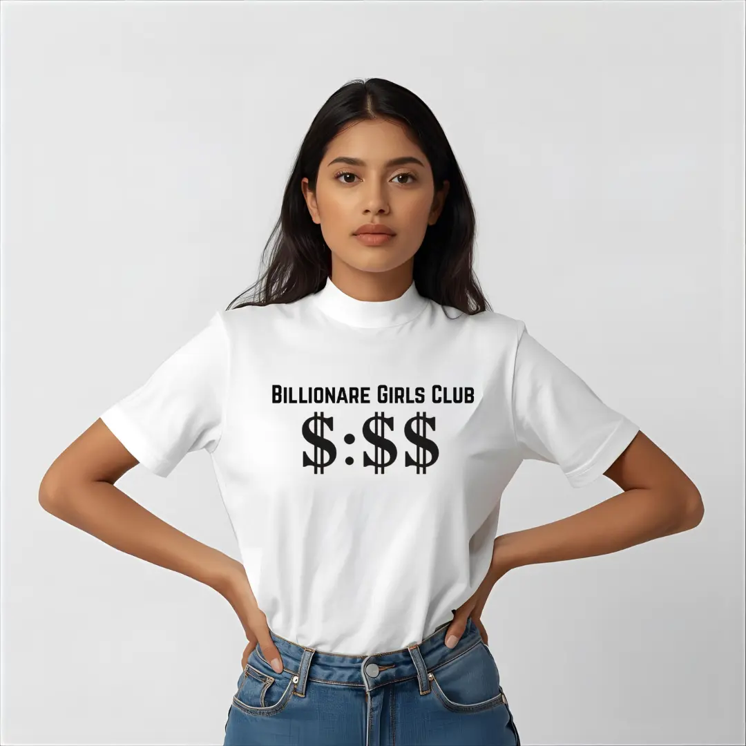 Billionaire Girls Club Tee — : Graphic Women's Money Club Shirt Printify