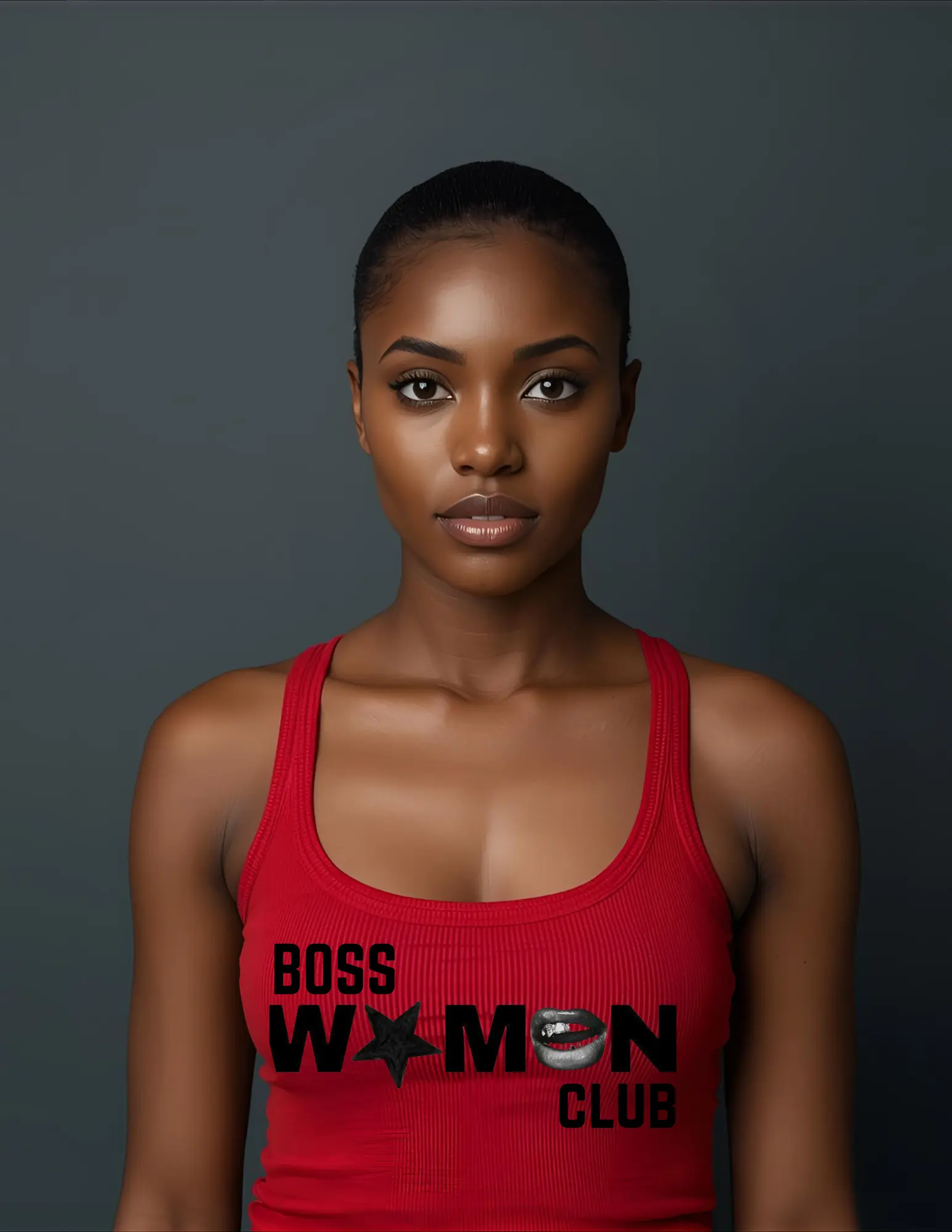 "Boss Women Club" Women's Ideal Racerback Tank Printify