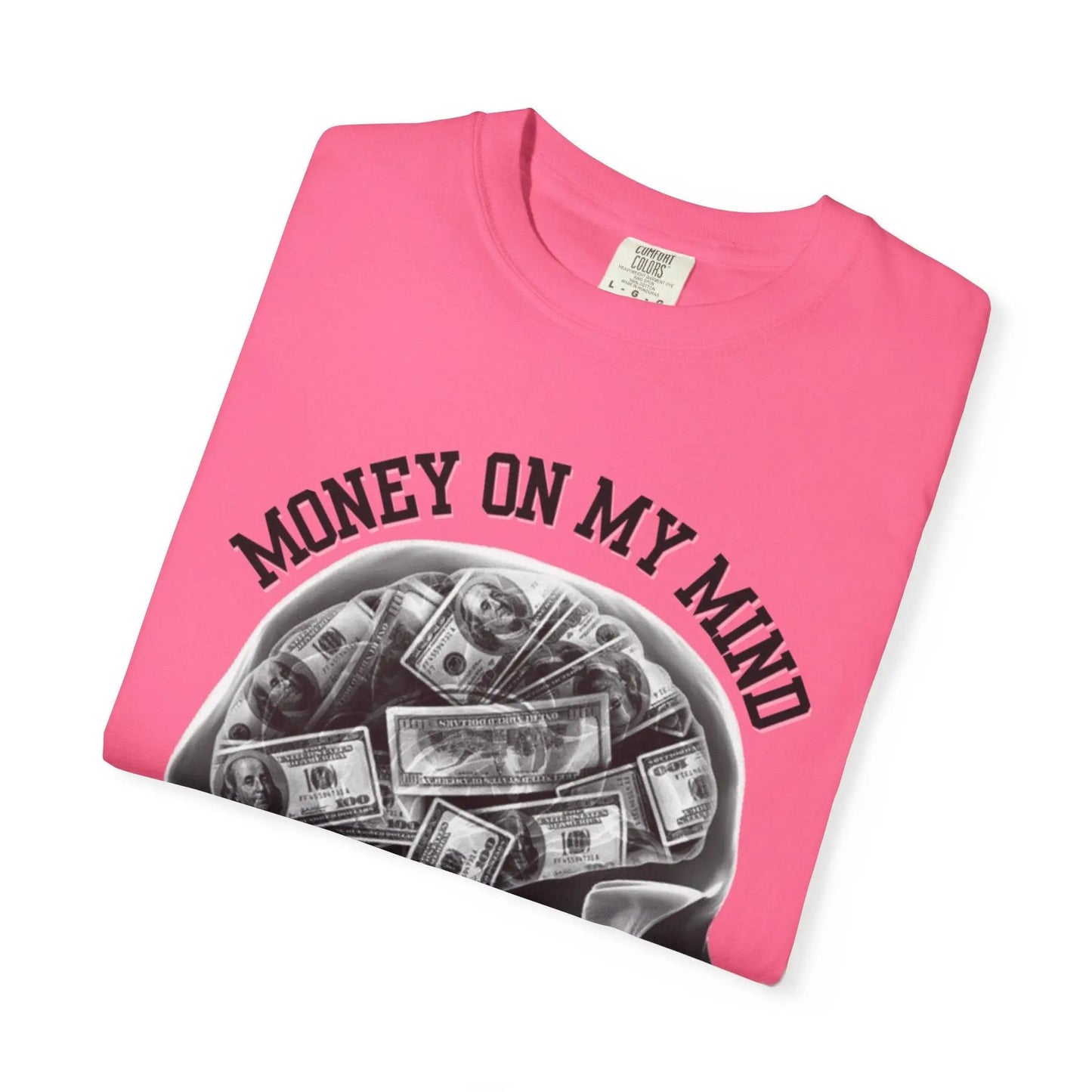 Money On My Mind Skull T-Shirt Printify