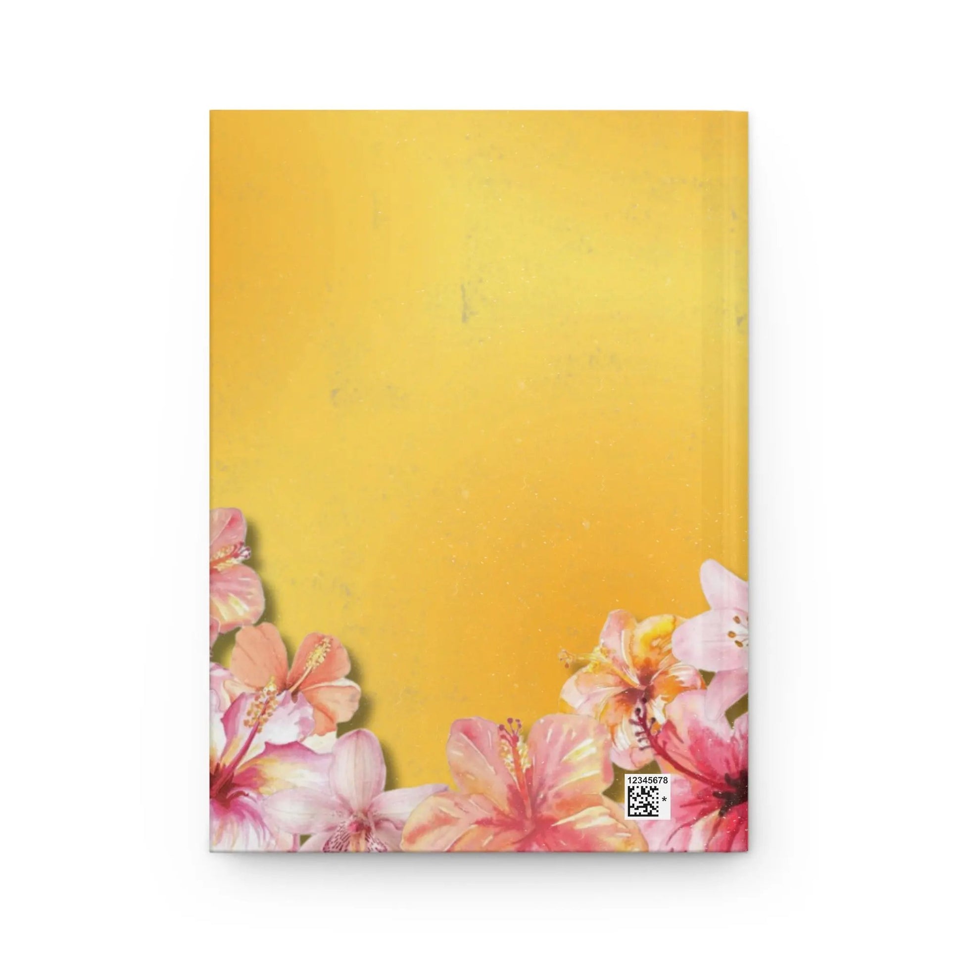 Hardcover Journal — "Never Forget That You Are Loved" Floral Inspirational Notebook Printify