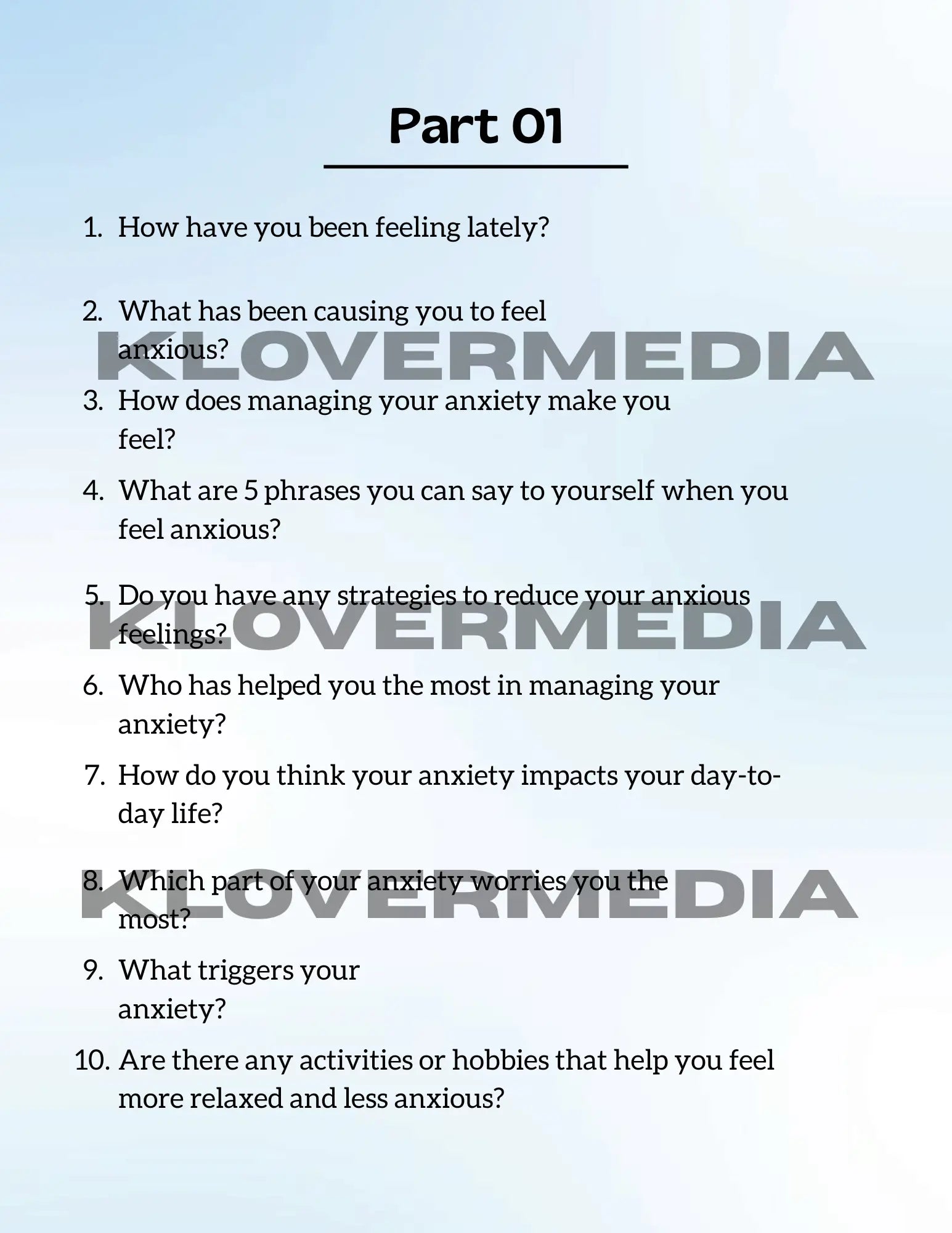 100 Deep Anxiety Prompts: A Guided Digital Journal for Inner Healing KloverMedia