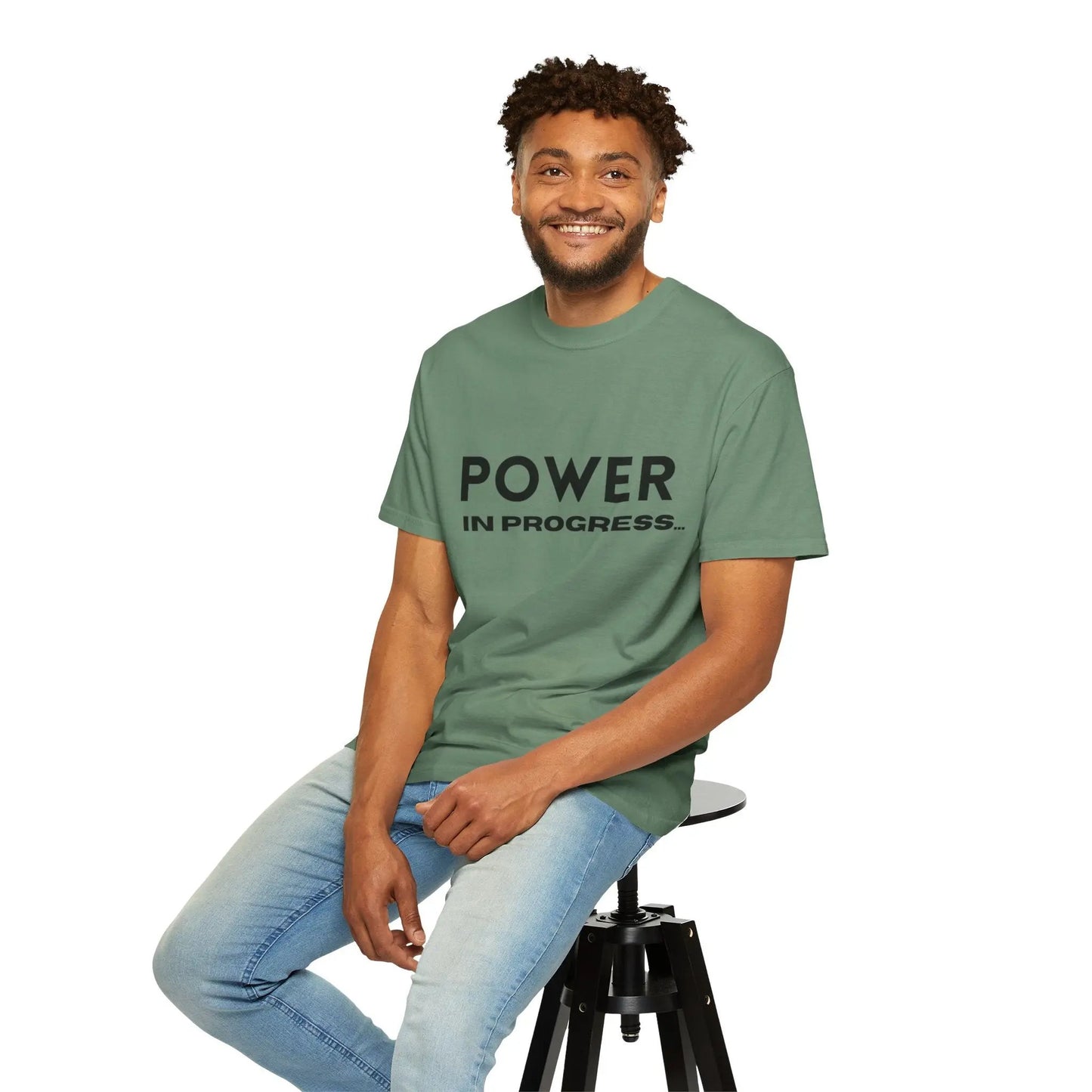 Power In Progress T-Shirt Printify