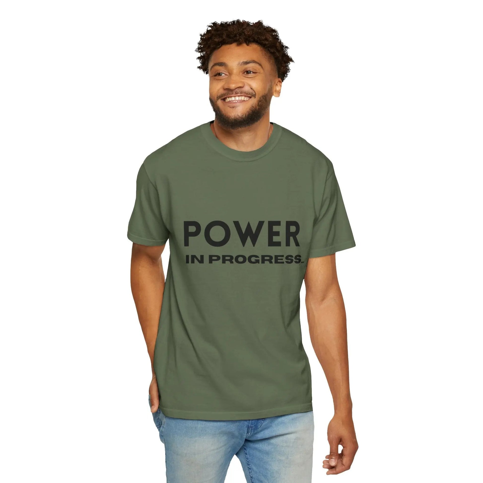 Power In Progress T-Shirt Printify