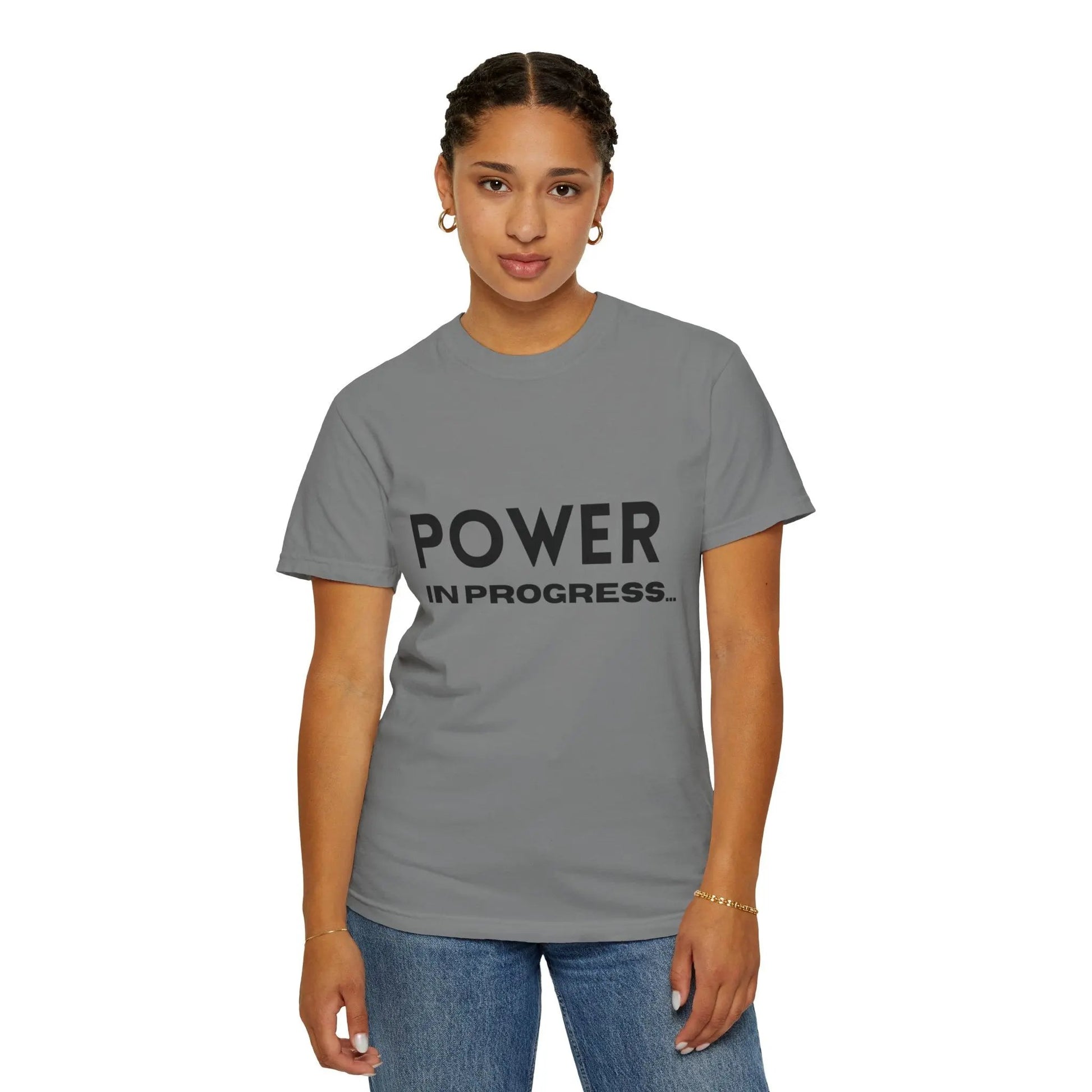 Power In Progress T-Shirt Printify