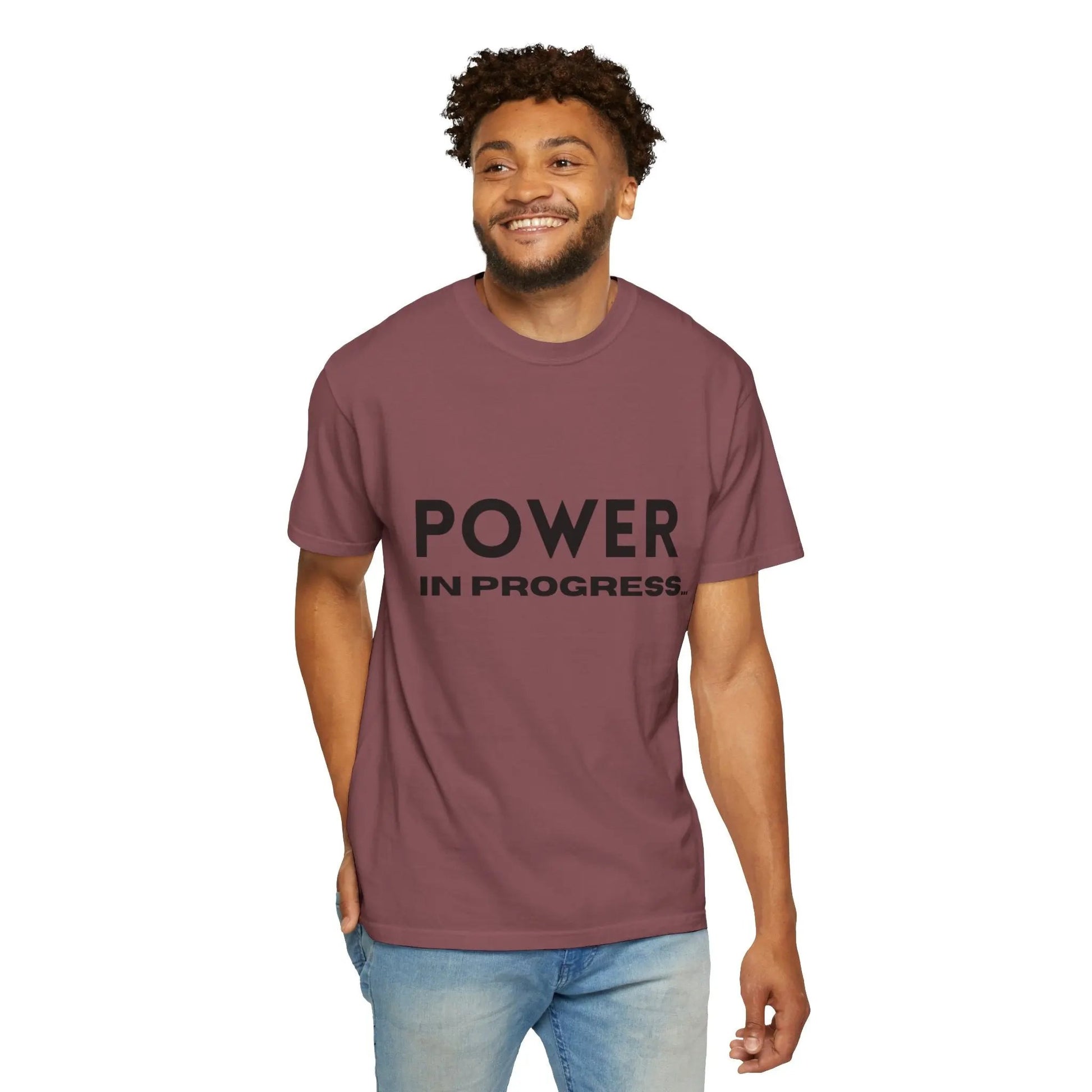 Power In Progress T-Shirt Printify