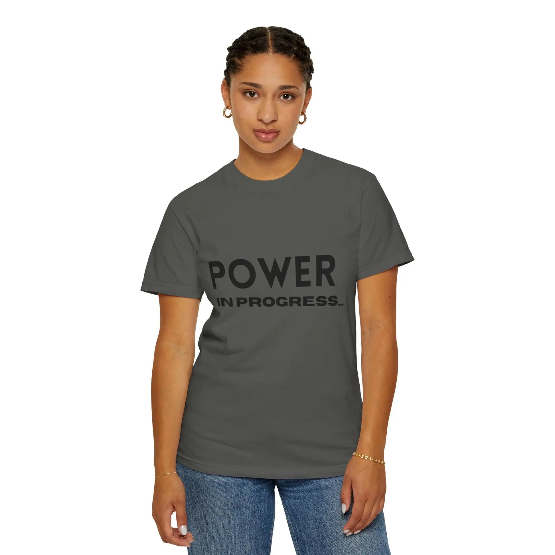 Power In Progress T-Shirt Printify