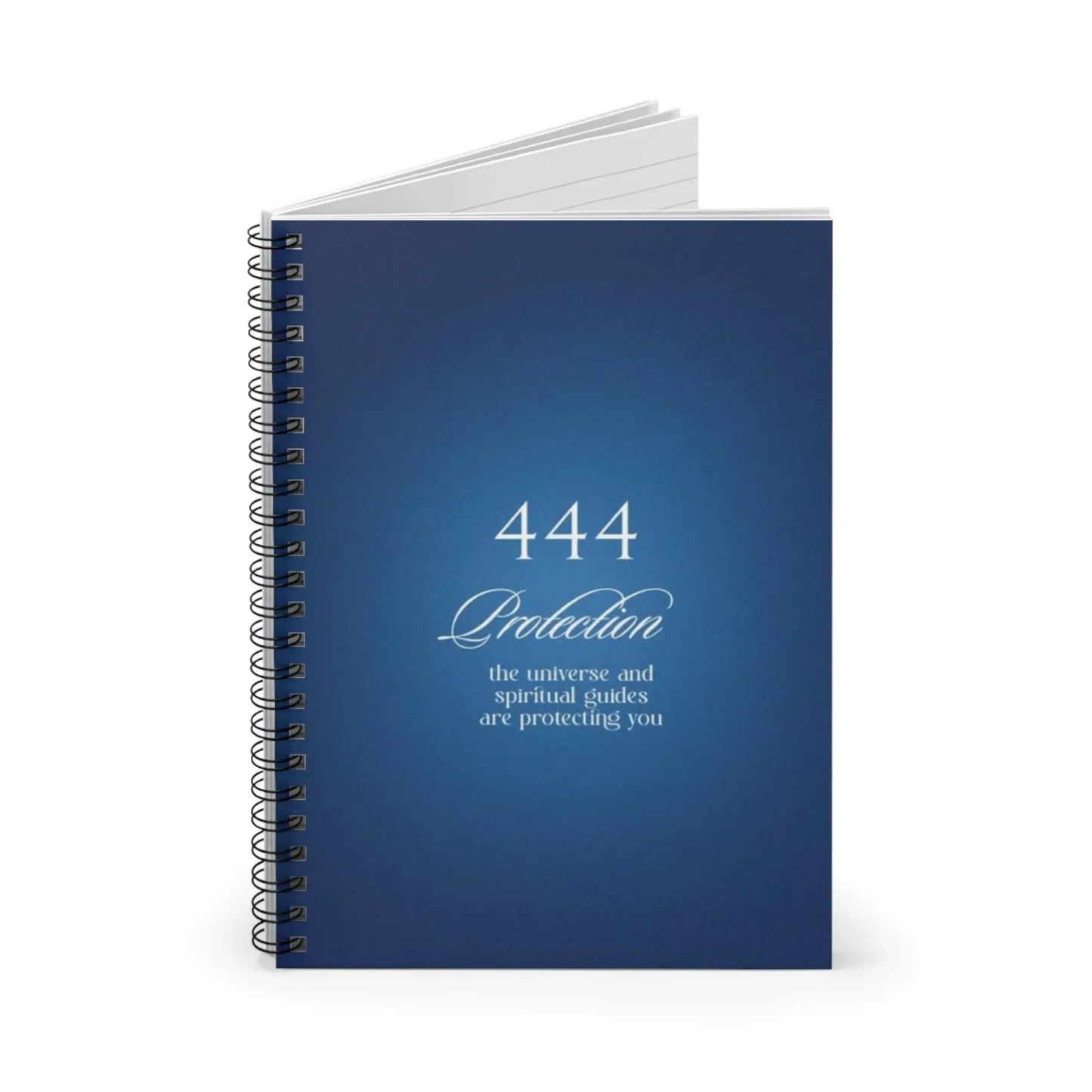 444 Protection Spiral Notebook — Ruled Journal for Spiritual Guidance & Daily Notes Printify