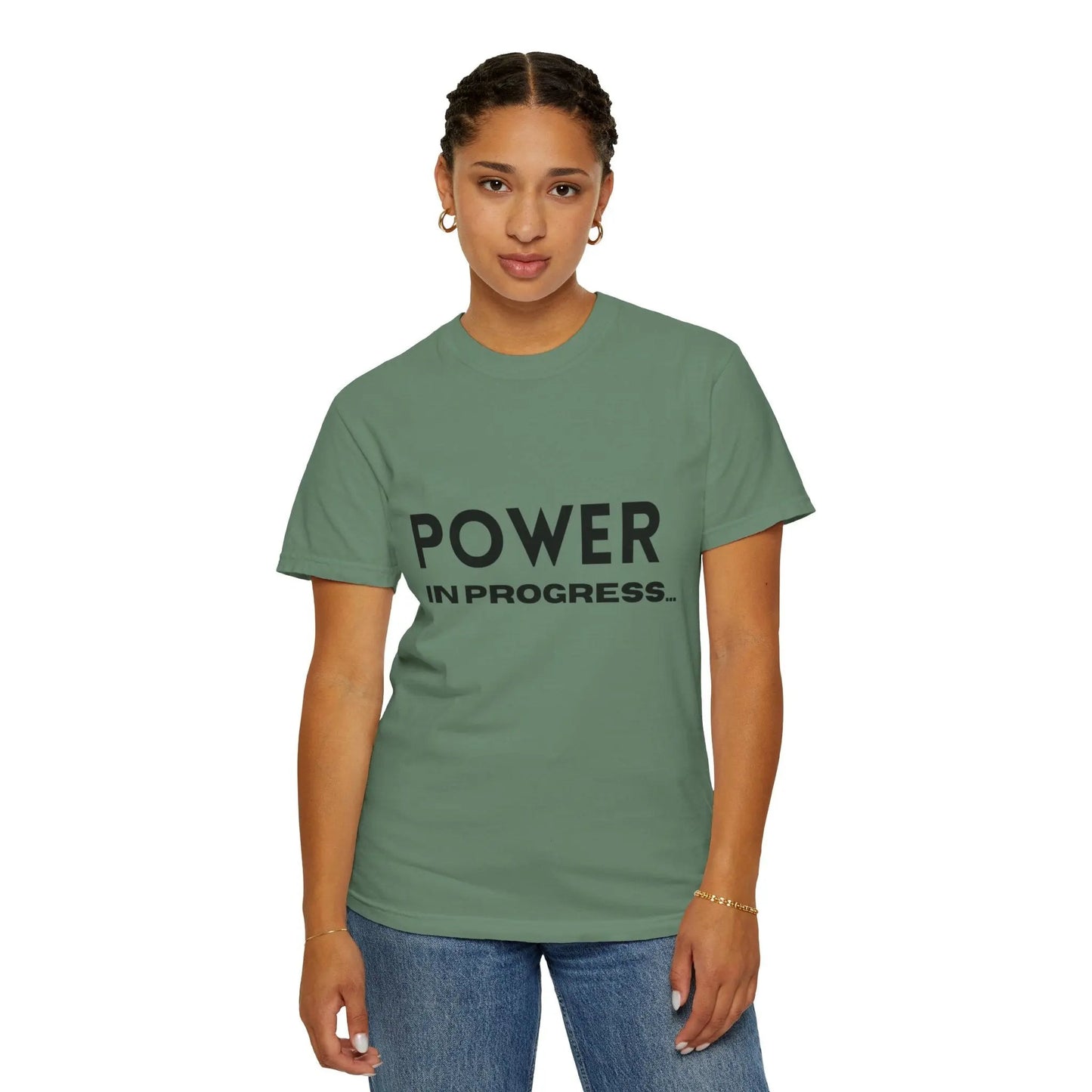 Power In Progress T-Shirt Printify