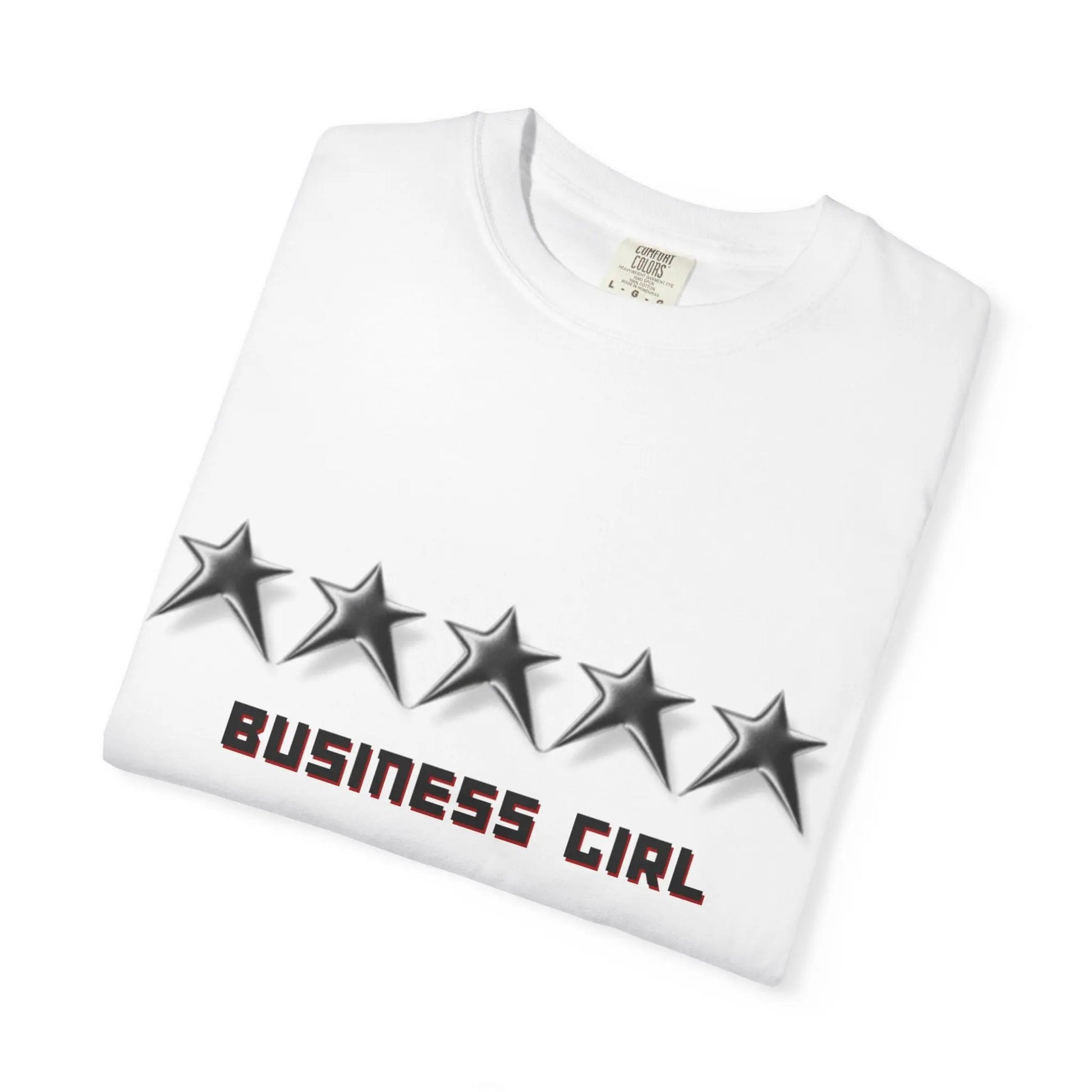 5Star Business Girl Tee — Five-Star Fashion Graphic T-Shirt Printify
