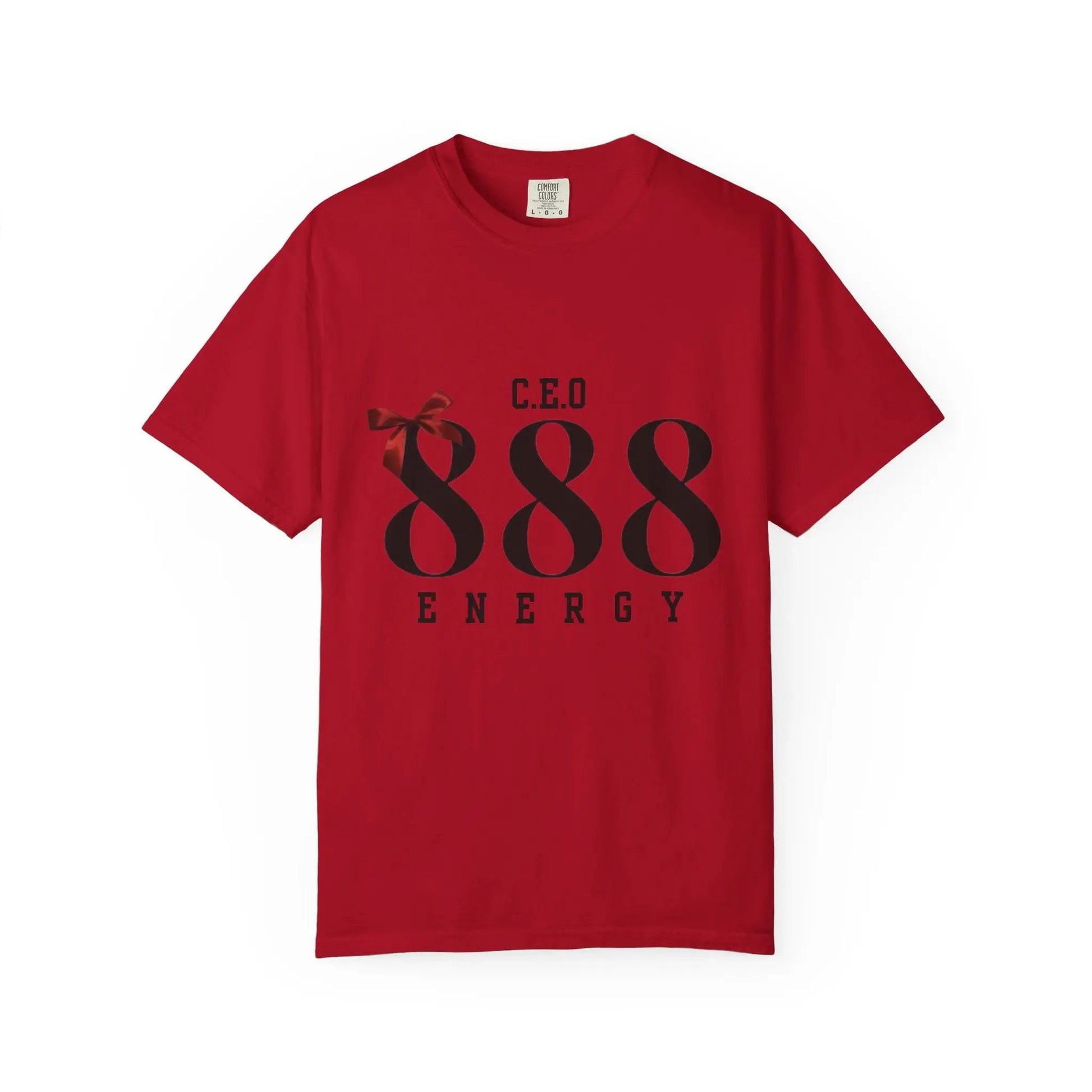 "CEO Energy" 888 Angel Number Graphic T-Shirt Printify