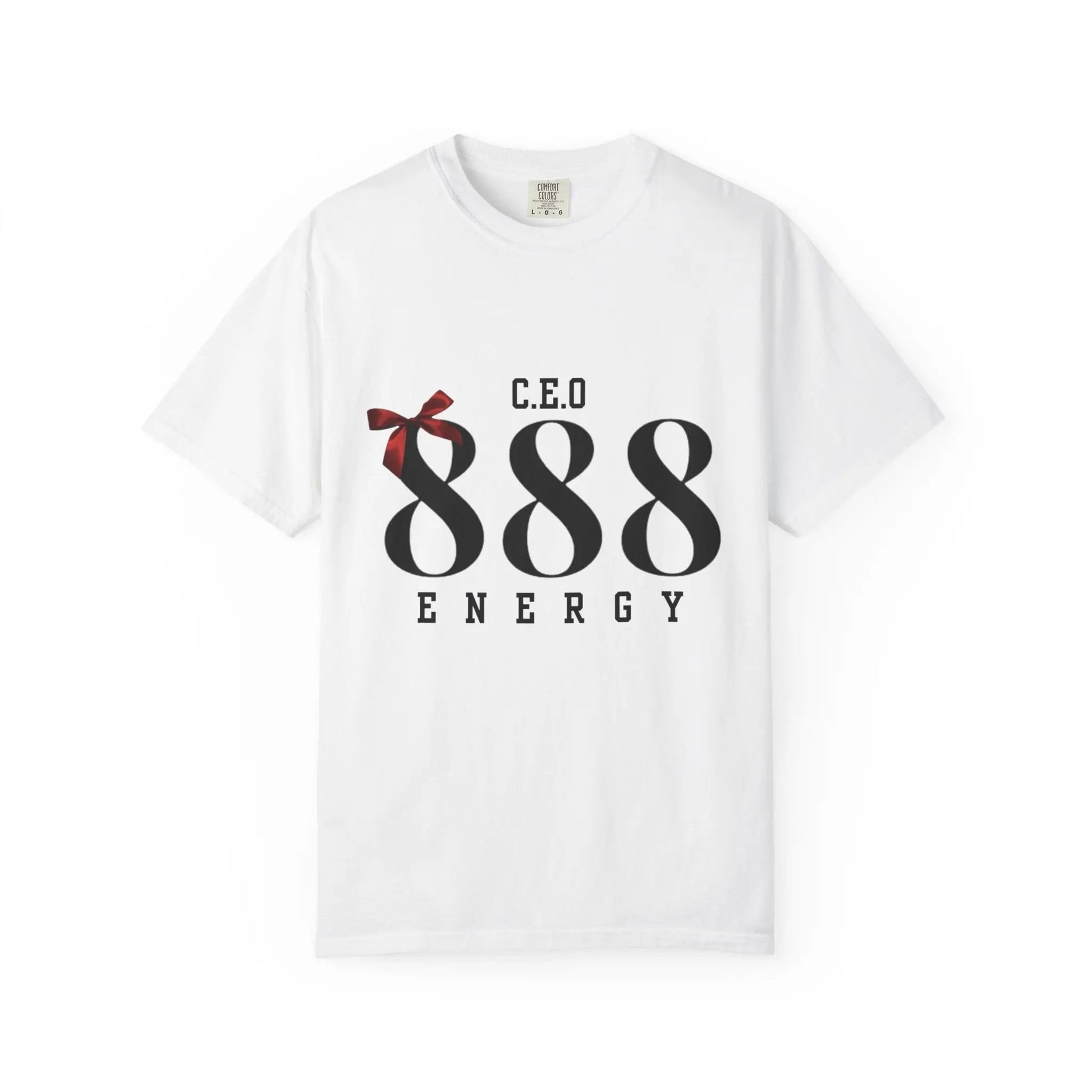 "CEO Energy" 888 Angel Number Graphic T-Shirt Printify