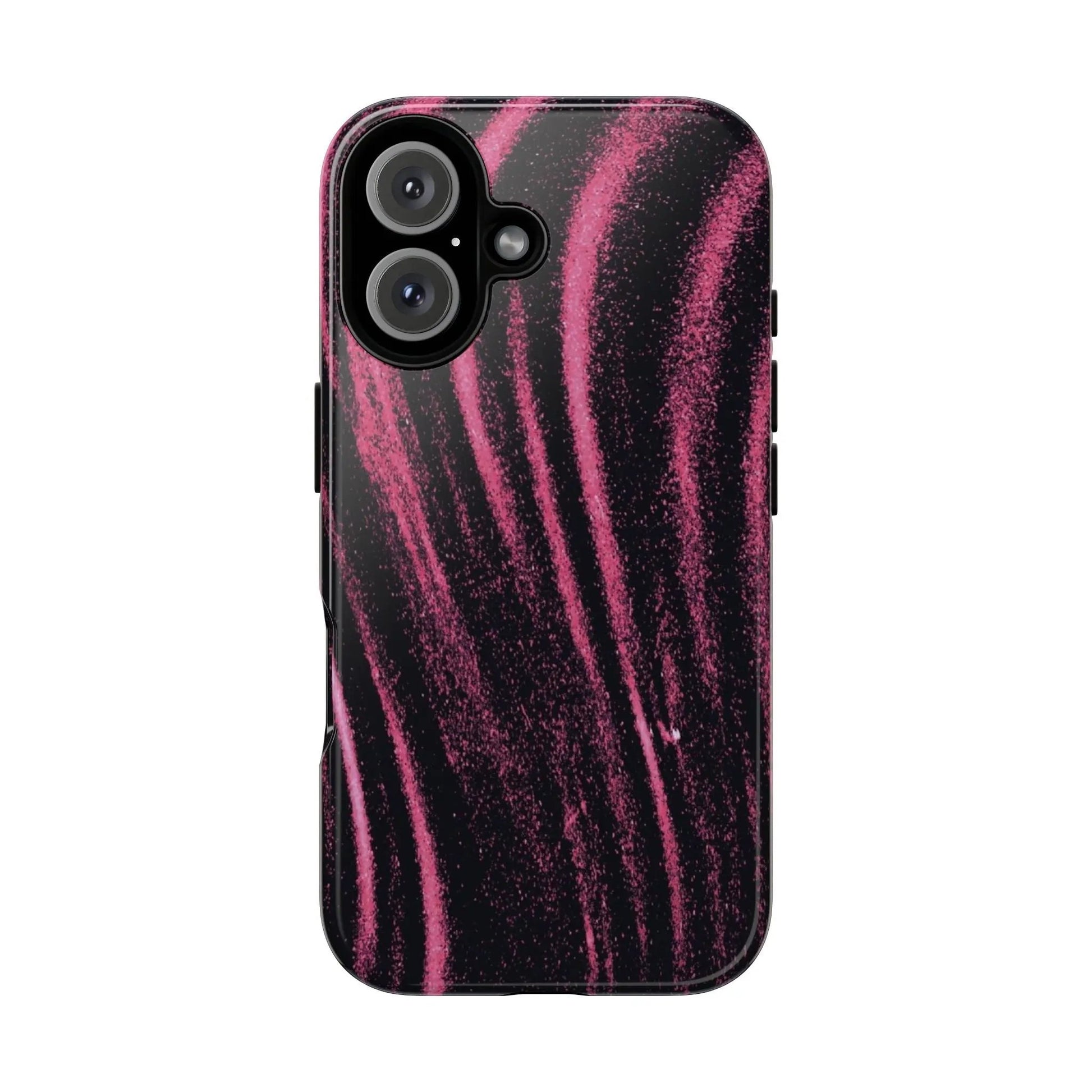 Pink Marble Tough iPhone16 Case — Protective Stylish iPhone Cover Printify