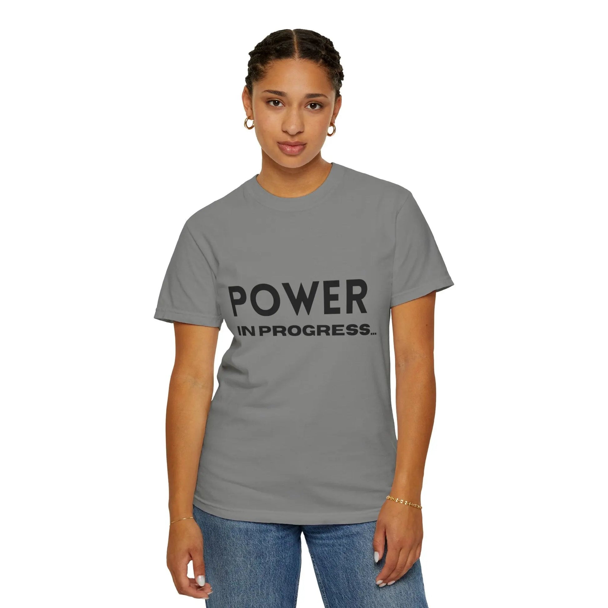 Power In Progress T-Shirt Printify